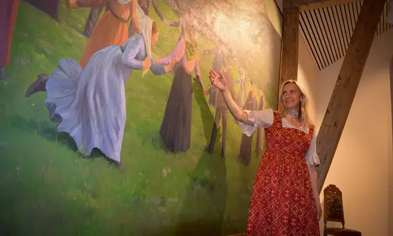 Hege Christina  Skredsvig foran Ungdomsfest i Eggedal 2016 