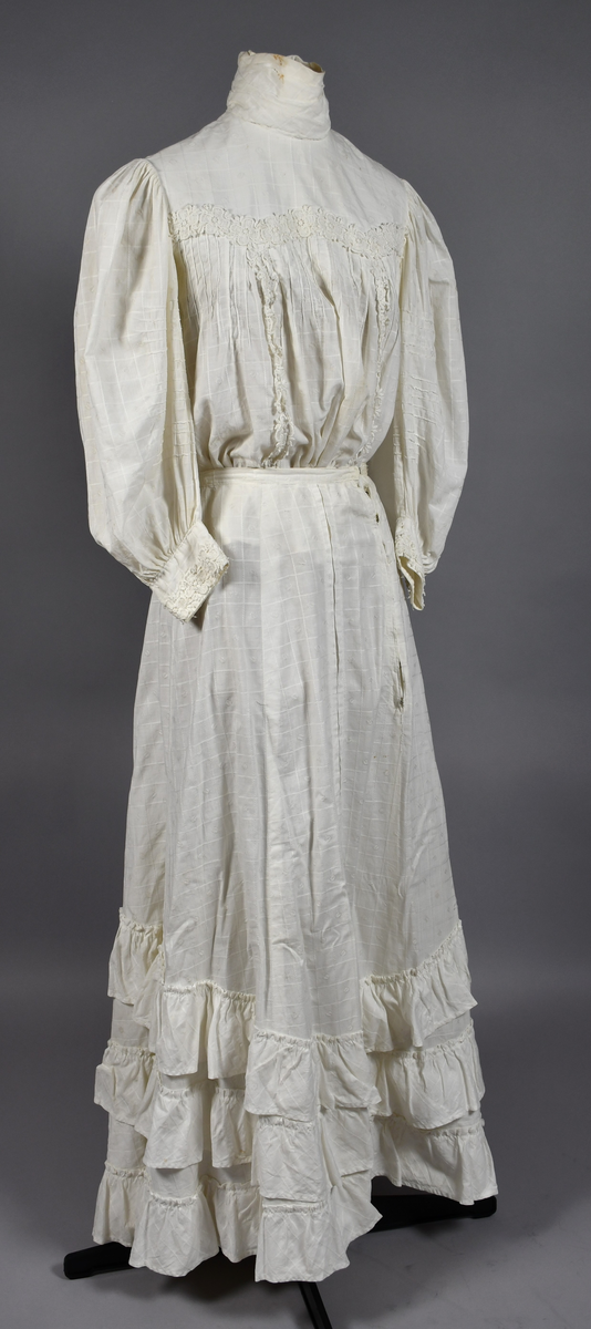 Kjol till tvådelad klänning från ca 1910.