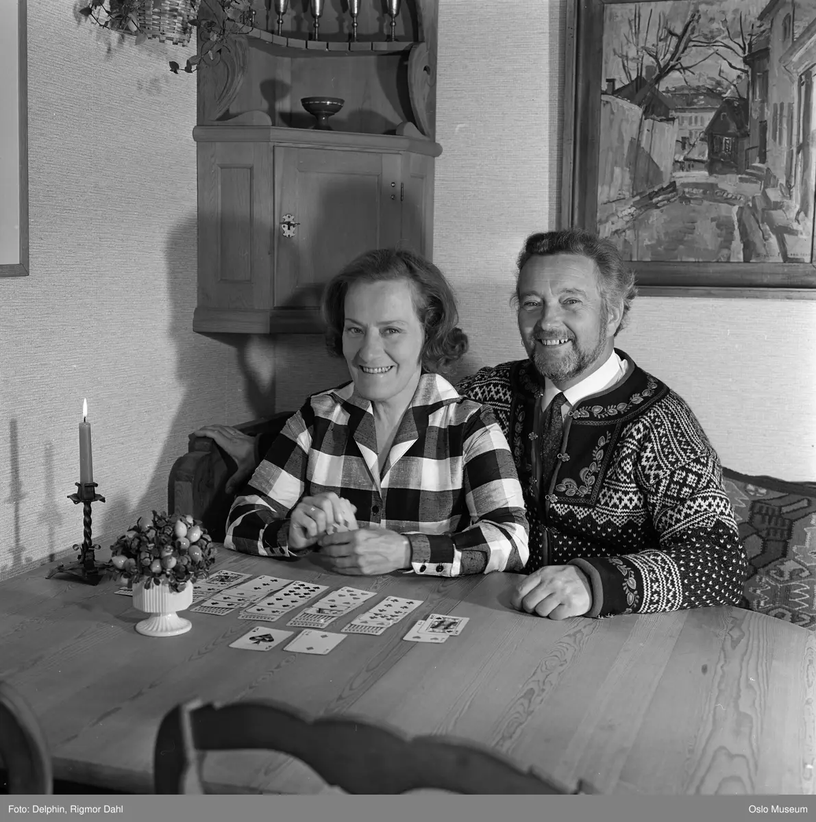bolig, interiør, kvinne, skuespiller, mann, programsekretær, kabal