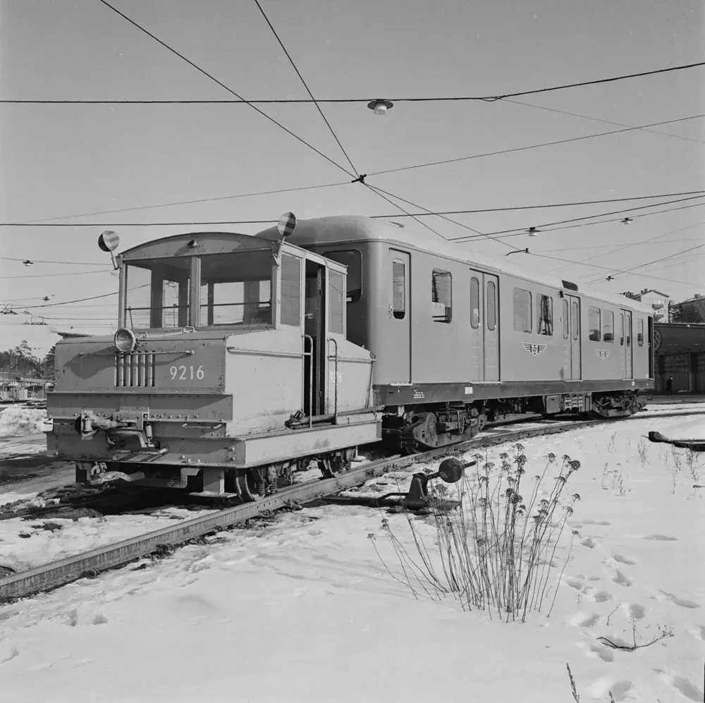 Reparerad tunnelvagn från olyckan vid Rådmansgatan