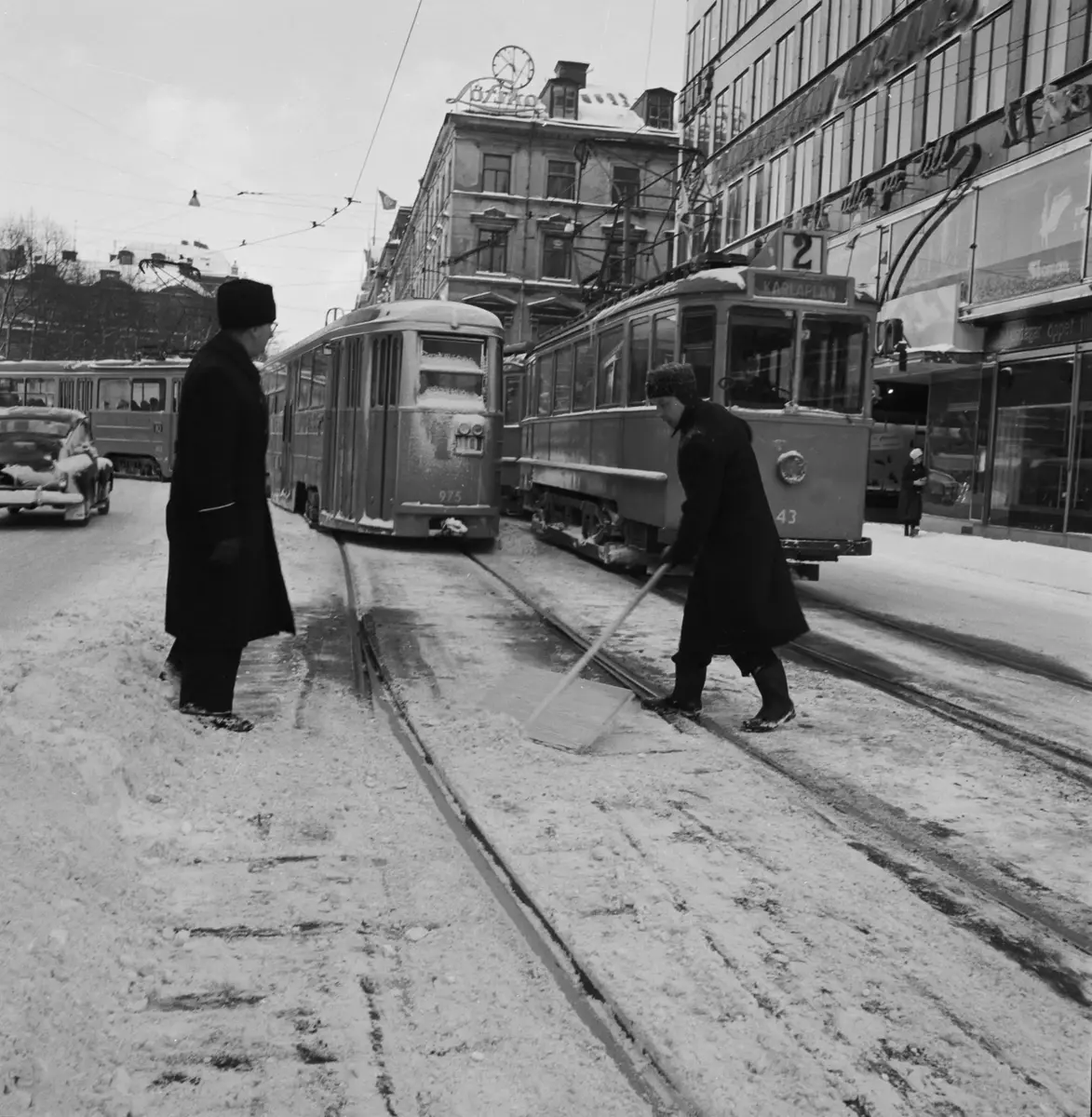 Spårvagnar på linje 2 och 10 