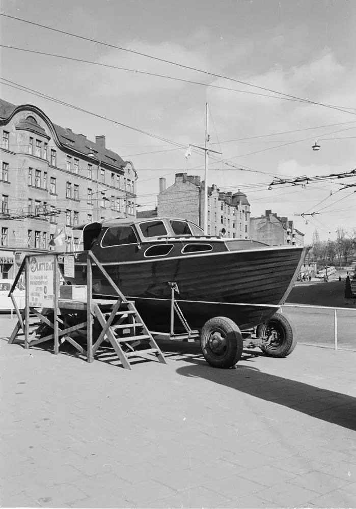 Lottbåt vid Fridhemsplan 1963