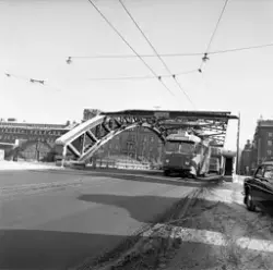 Trådbuss på linje 42