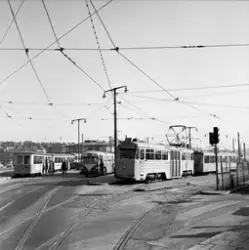 Spårvagnar vid Södermalmstorg