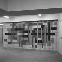 Konst av kakelplattor i T-Centralen