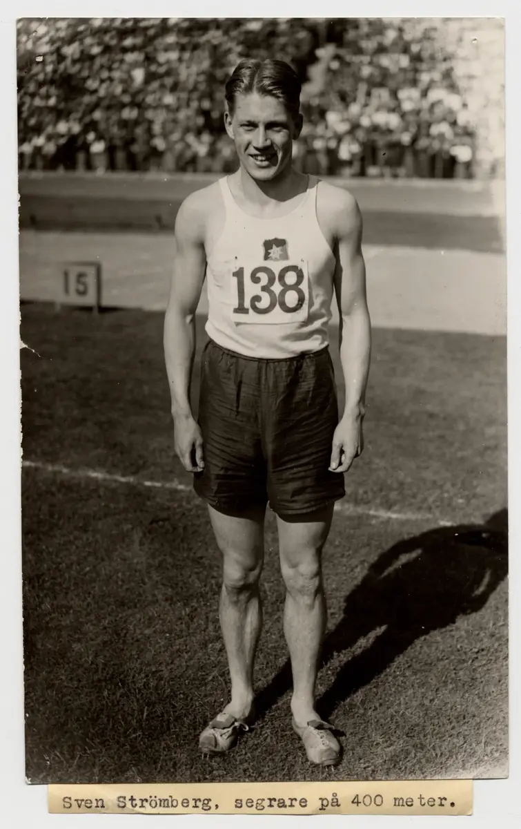SM i friidrott 1933. Stockholm stadion. 