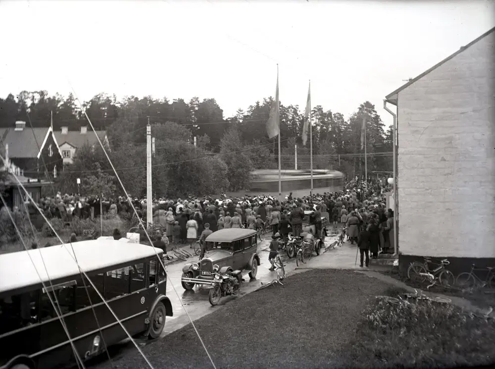 Invigningen av linje 8 Slussen - Skarpnäck