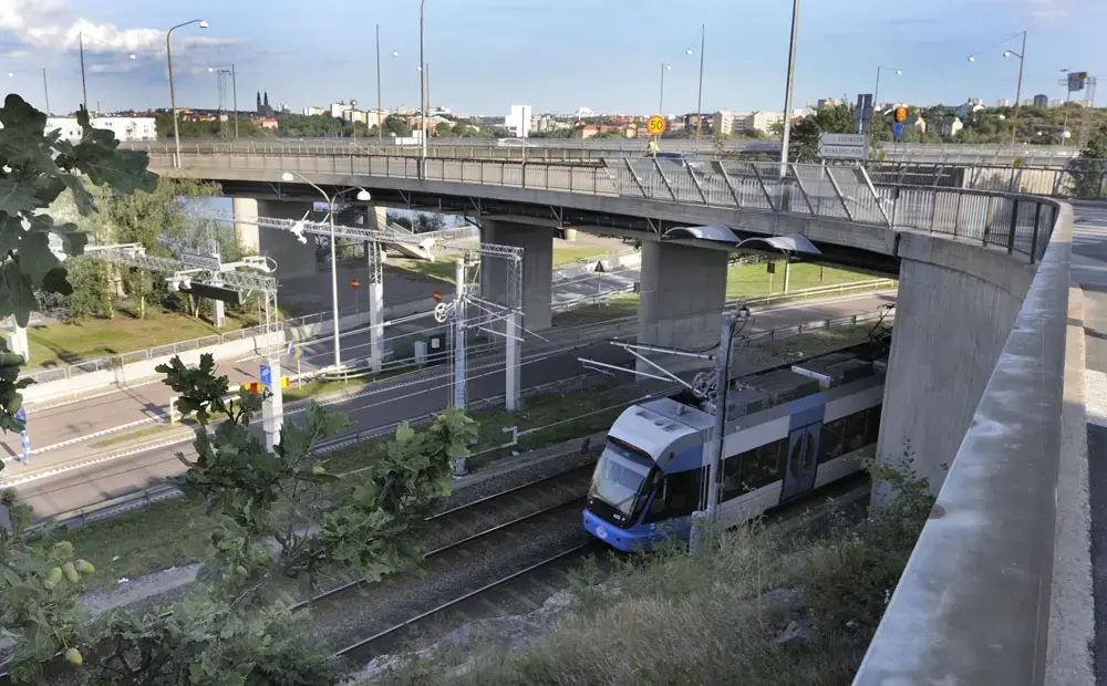 Stora Essingen, lokalbron till Kungsholmen