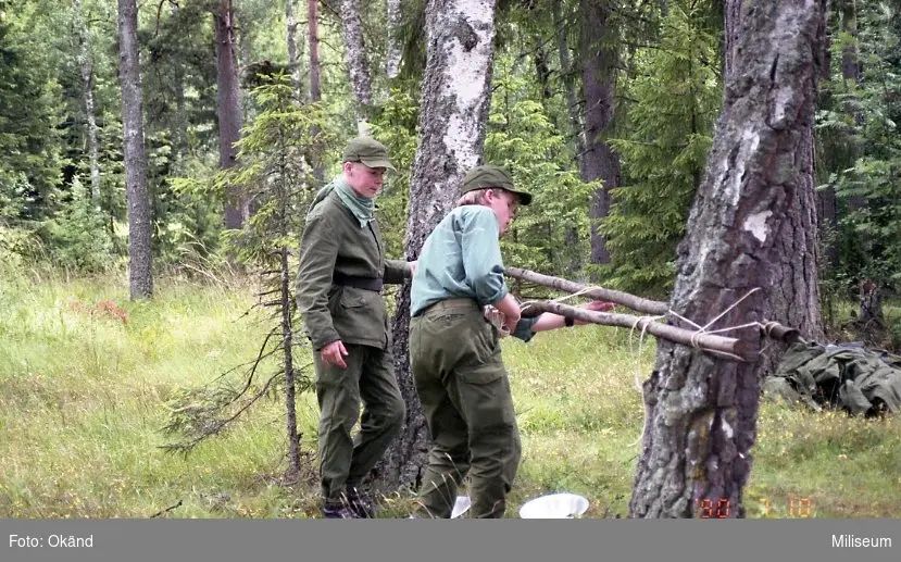 Upprättande av tvättplats.