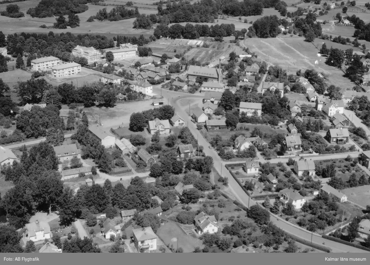 Flygfoto över Torsås.