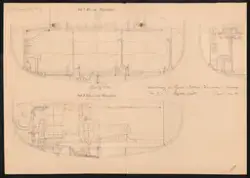 Kanonbåten Koreetz [Ritning]