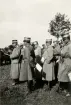 Fältövning på 1920-talet.
En grupp officerare.
Okänd ort.