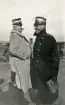 Fältövning på 1920-talet.
Rökpaus. T.v. general Bildt.