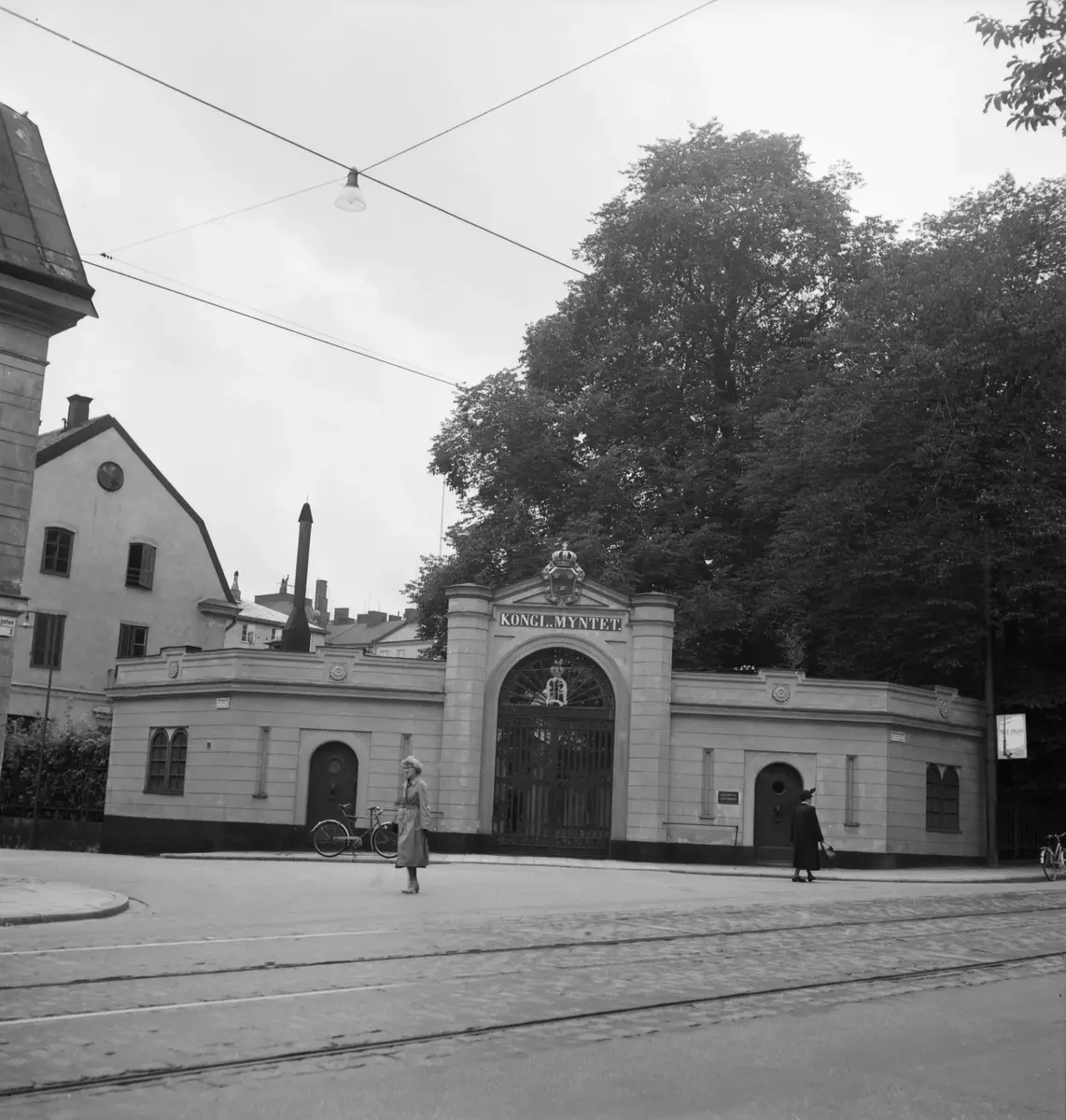 Hanvterkargatan vid Kungliga Myntet
