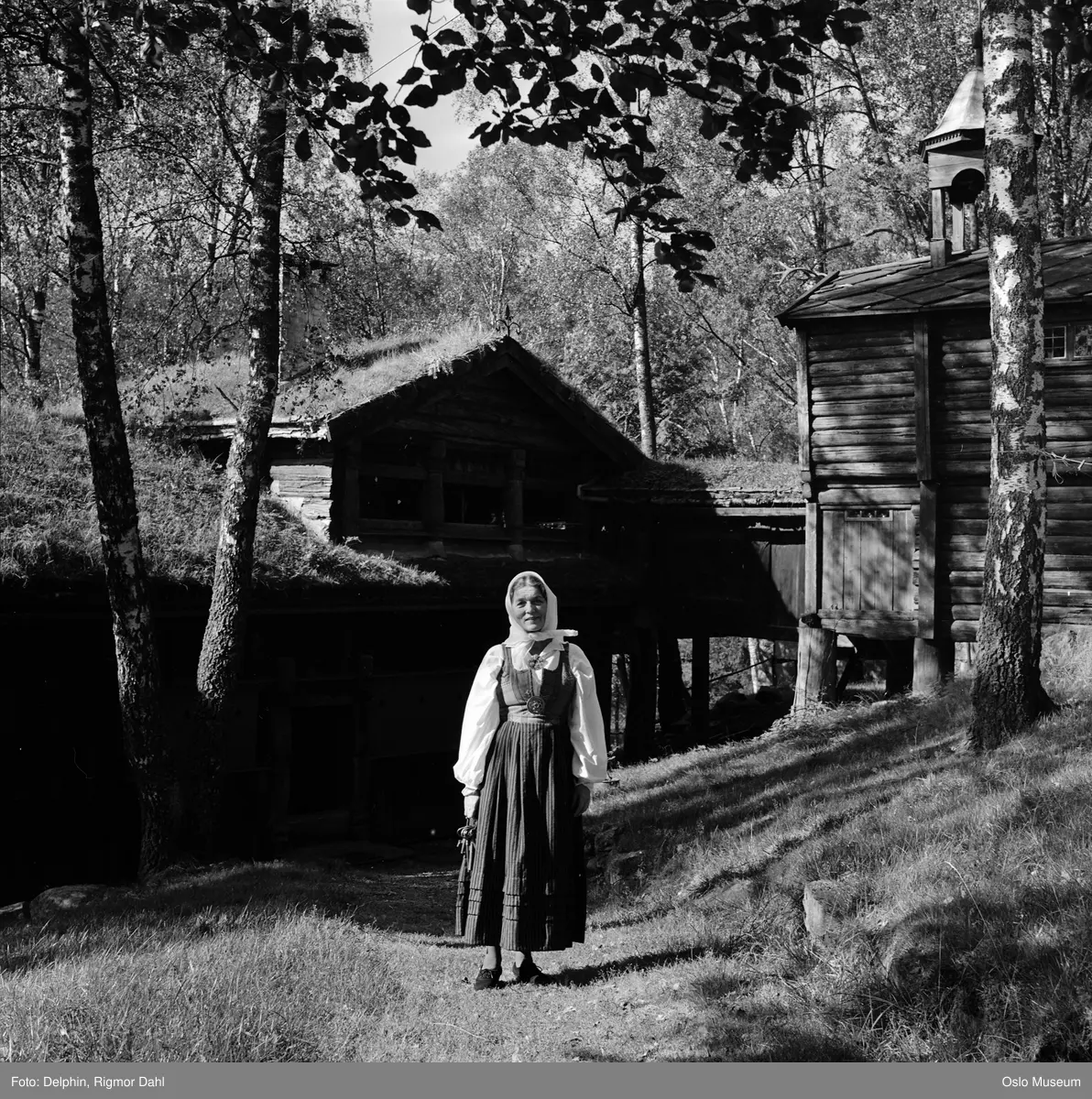 Bjørnsgard, kvinne, skuespiller, nøkkelknippe, tømmerhus