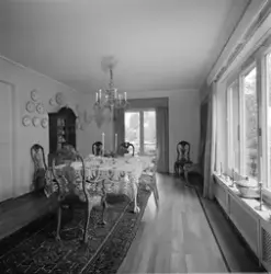 Hjemme hos Wenche Foss.