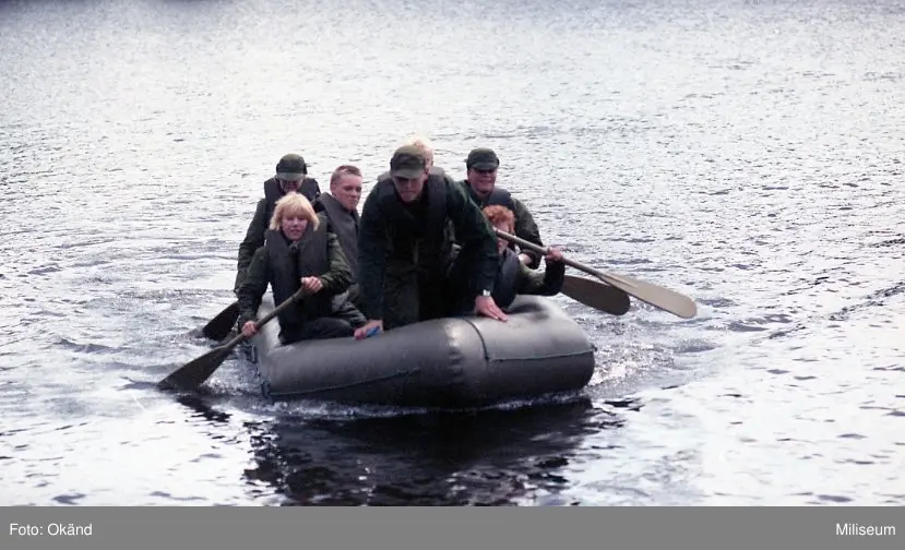 Gummibåt.