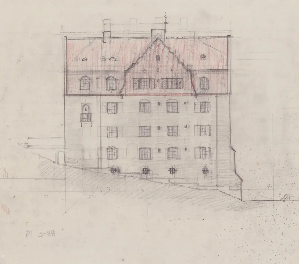 Arkitekt Arvid Bjerkes ritningar [ritningar] -Regionarkivet för Västra ...