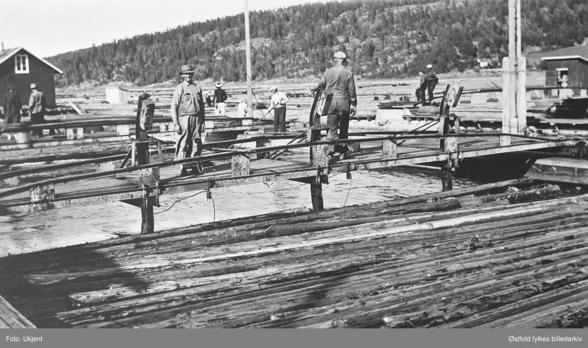 Glennetangen lense i Varteig 1940.