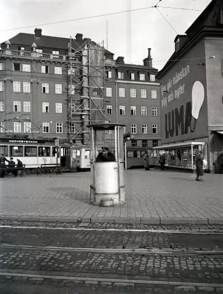 Invigning av Ängbybanan år 1944