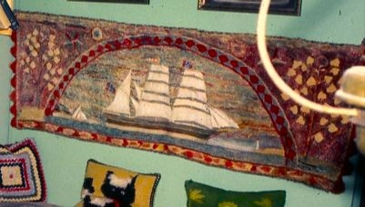 Skonnerten "Hero" samt geometriske figurer