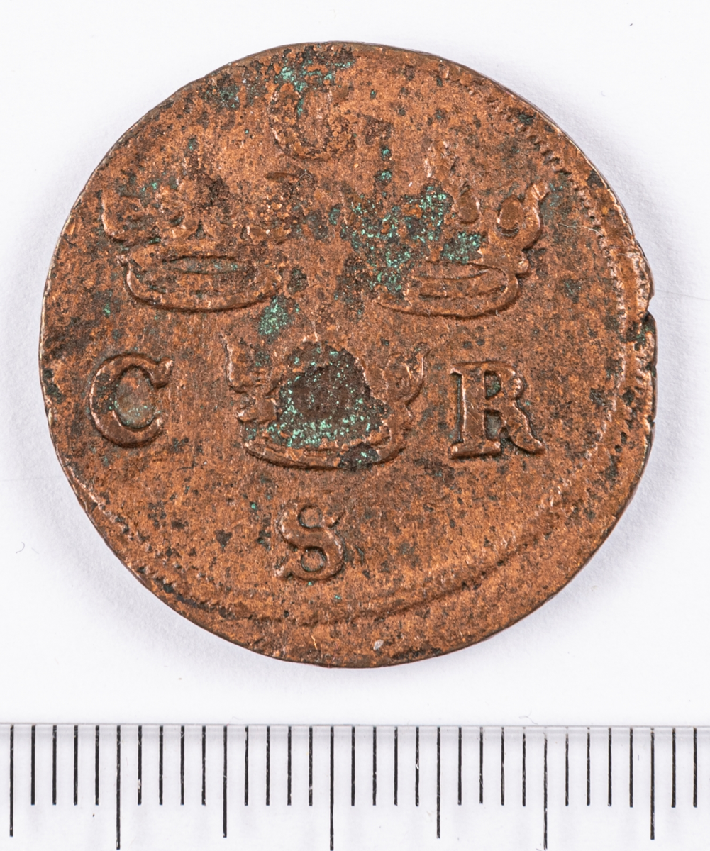 Mynt, Sverige, 1/4 öre, 1656.