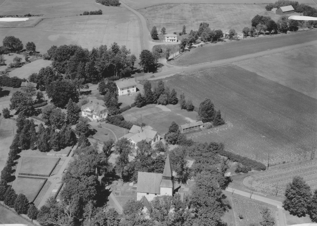 Flygfoto över Hossmo.