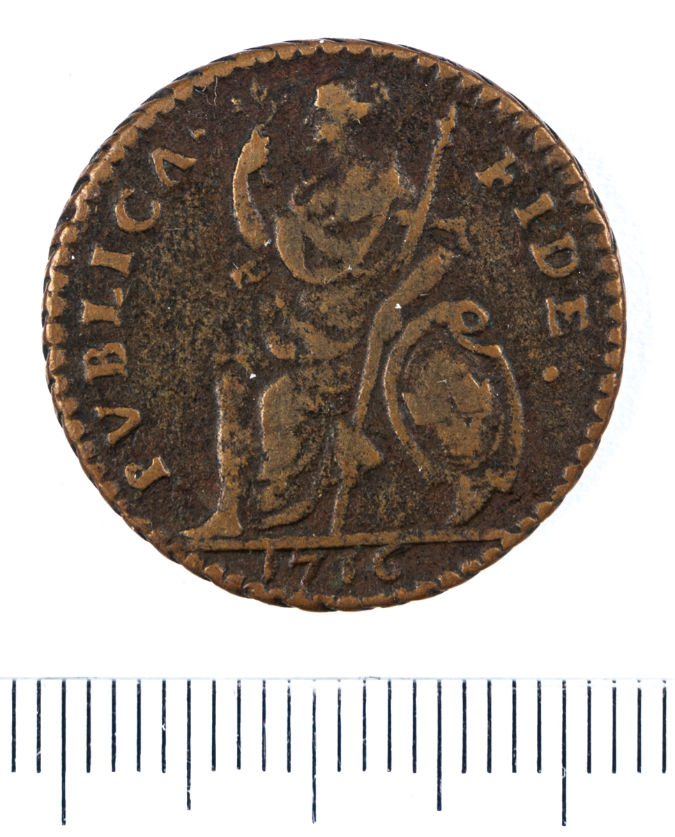 Mynt, Sverige, 1 daler s.m. nödmynt, 1716.