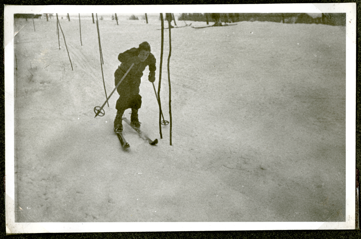 Ukjent mann på ski