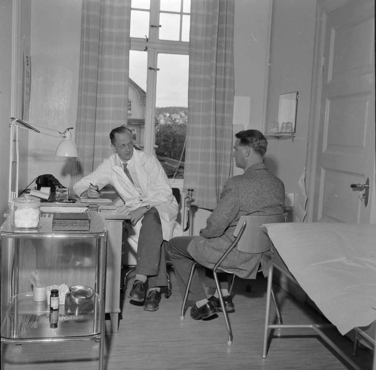 Interiør på legekontoret på Posthuset