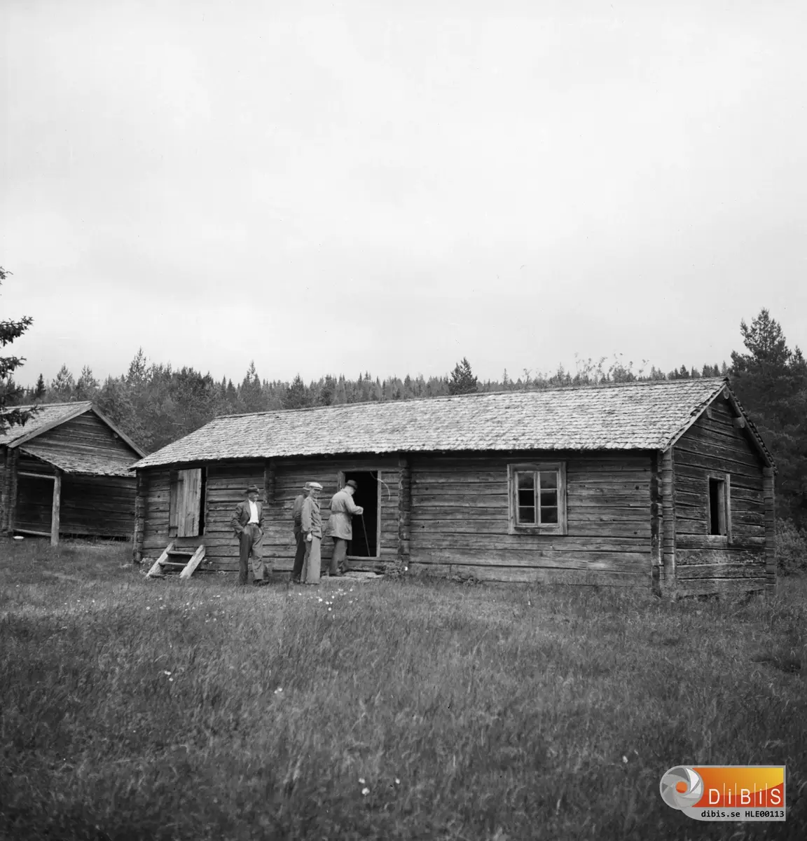 Gammal vall på Lillvallen i Järvsö