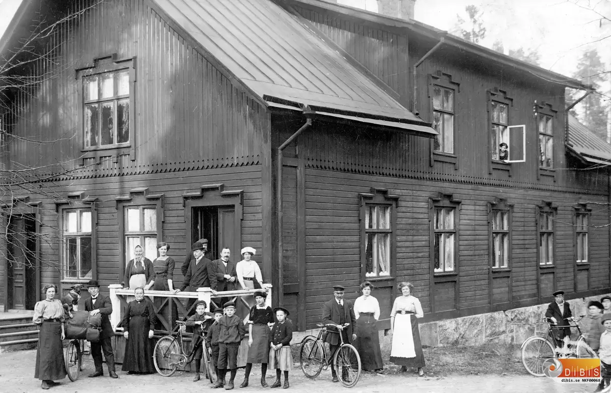 Håkanbo. Sågverkskåk. Arbetarbostad Norrsundet.