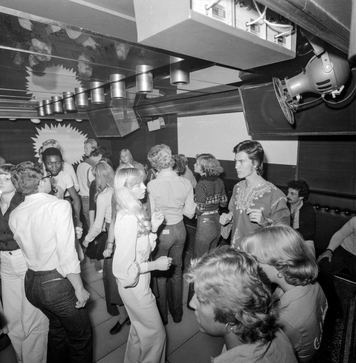 Otaliga är de som stuffat på nattklubben Maxim i Linköping. Här en serie bilder från sommaren 1975.