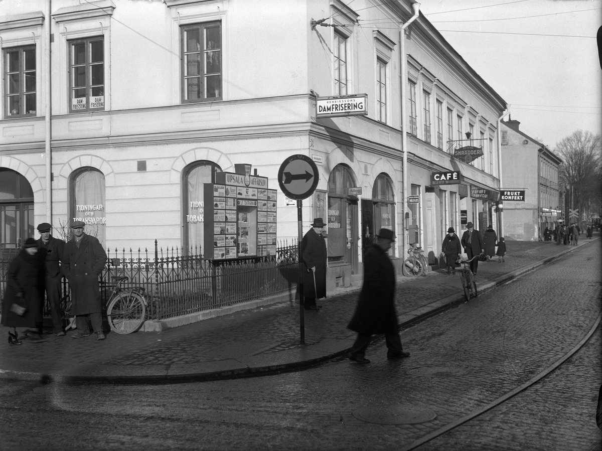 Hörnet Kungsgatan - Vaksalagatan, Uppsala 1939