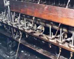 Spolemaskin?, fra Laurdal Uldspinderi.