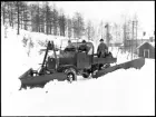 Vägstyrelsens snöplog, mars 1927.
Ur Gustaf Åhmans samling.