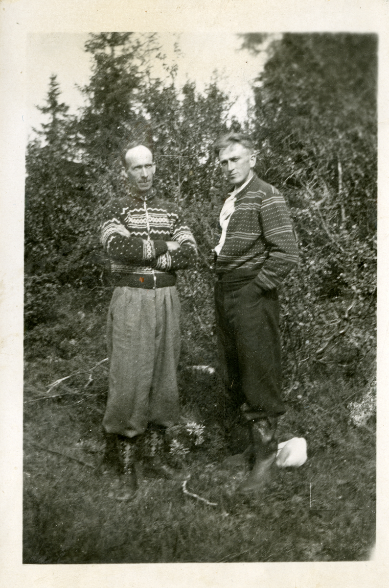 Thorvald Hardhaug og Ole Kornbråten