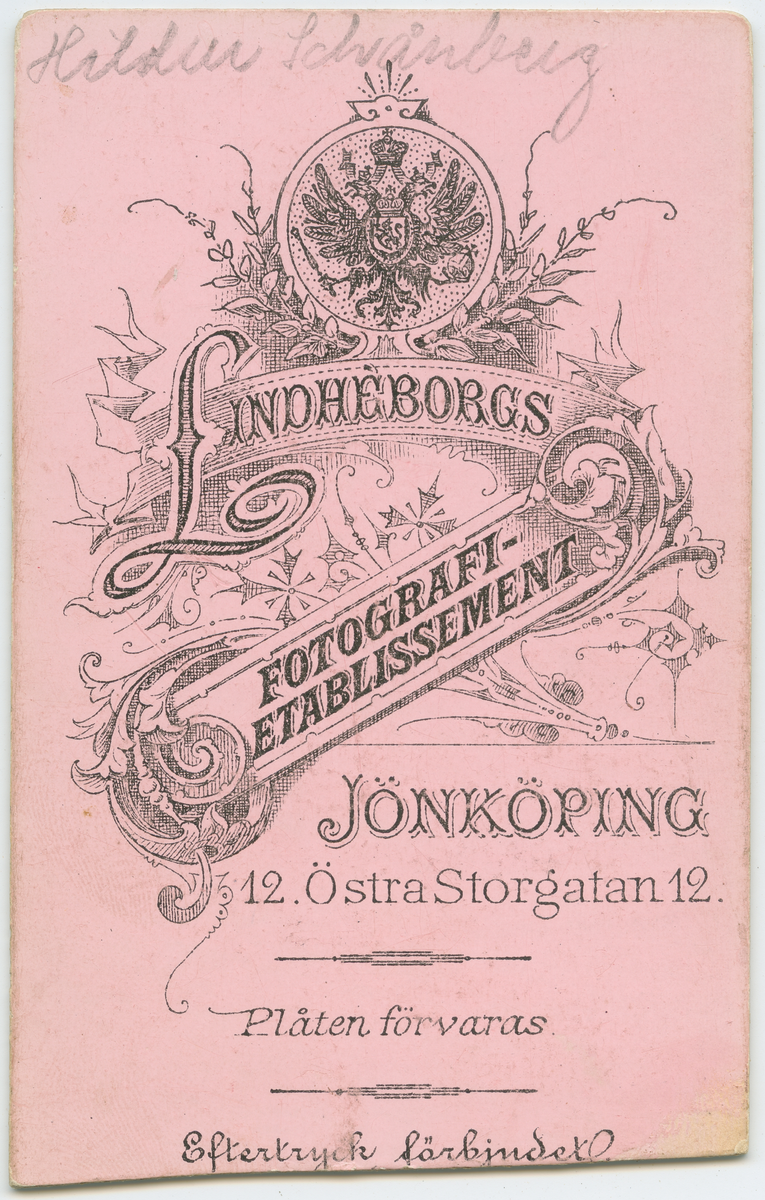 Porträtt på Hildur Schånberg.