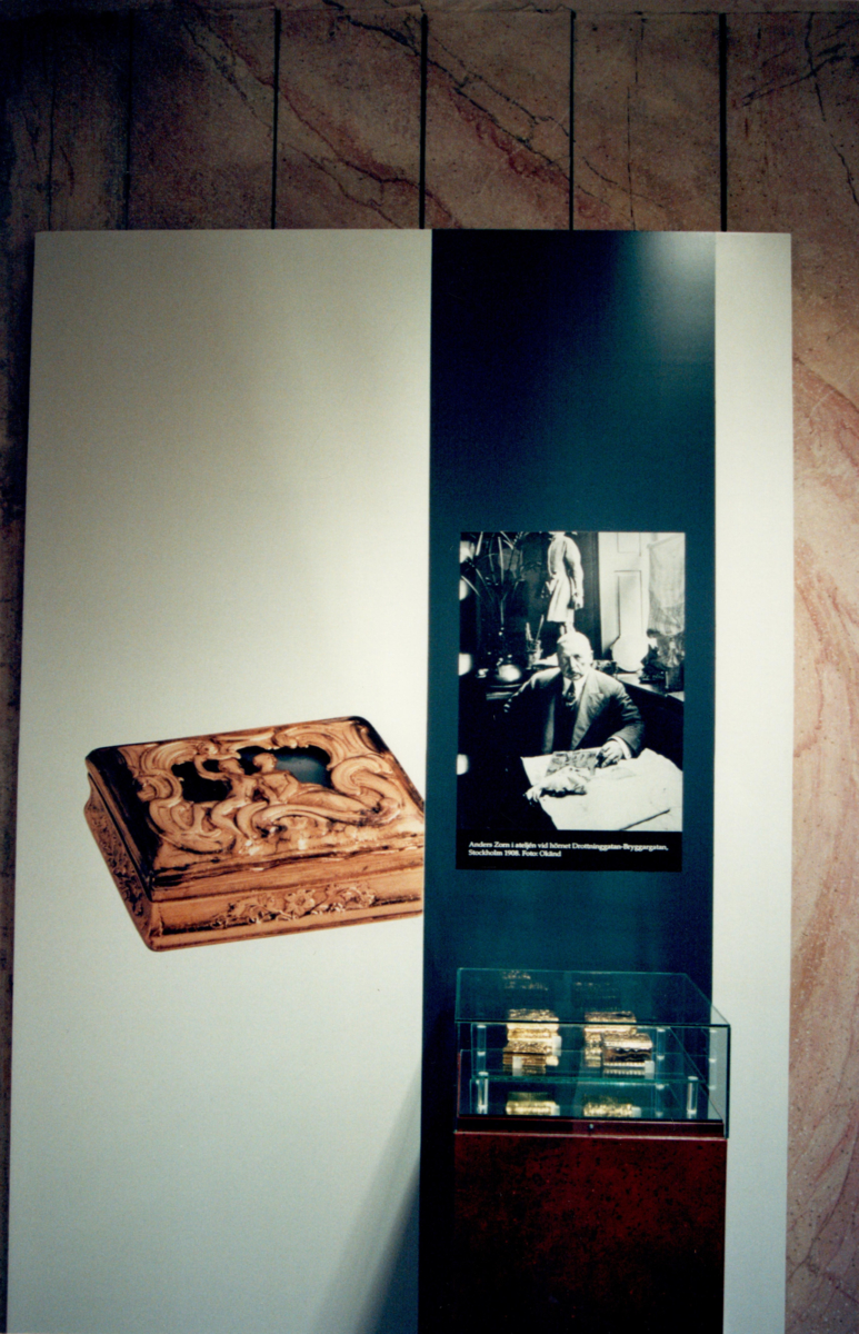 Zornutställningen i Tobaksmuseet 1995.
