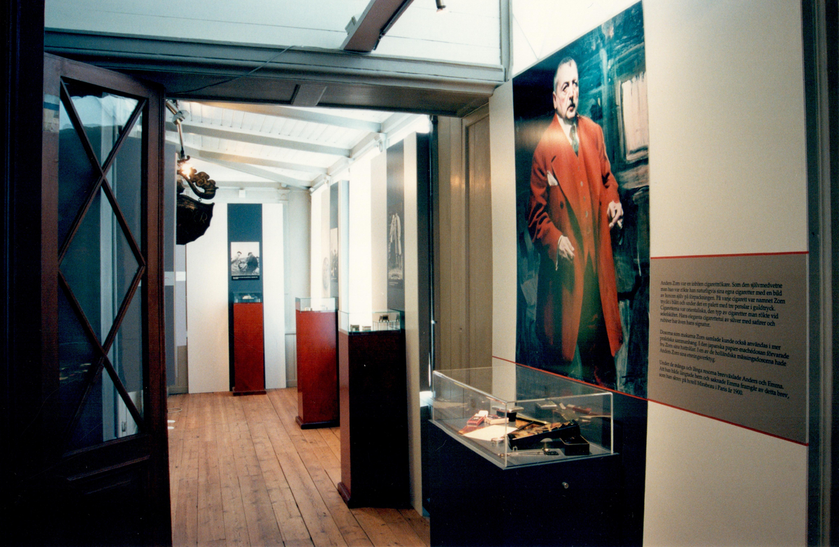 Zornutställningen i Tobaksmuseet 1995.
