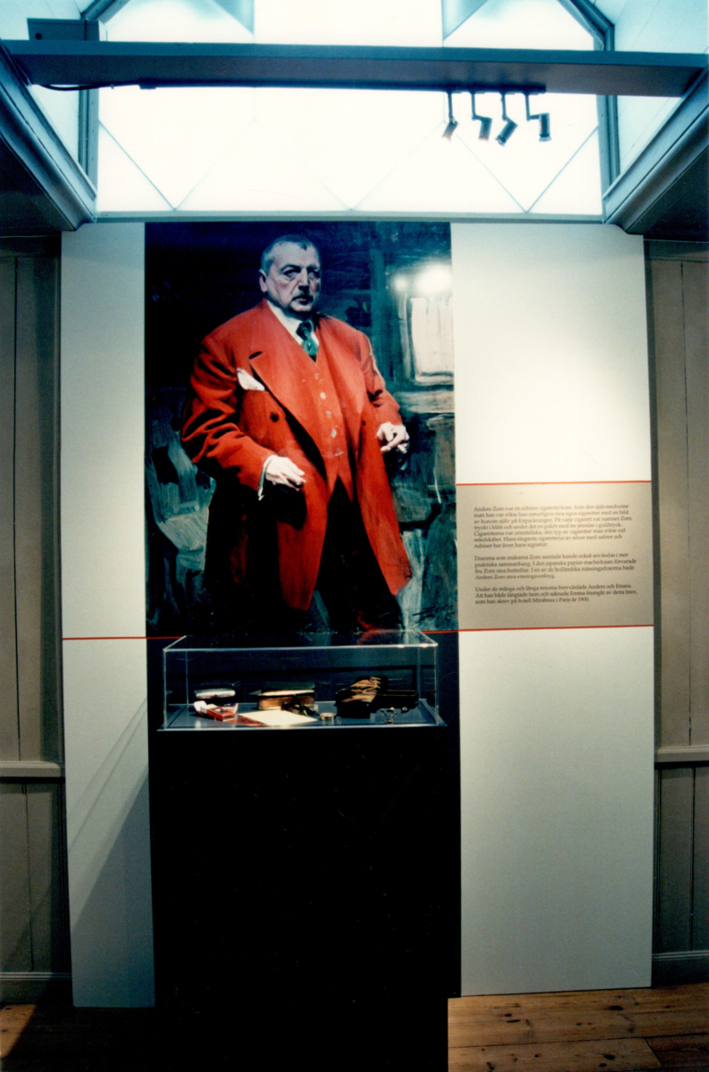 Zornutställningen i Tobaksmuseet 1995.
