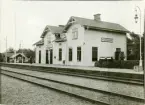 Kung Karl sn, Kungsör.
Järnvägsstationen, 1916.