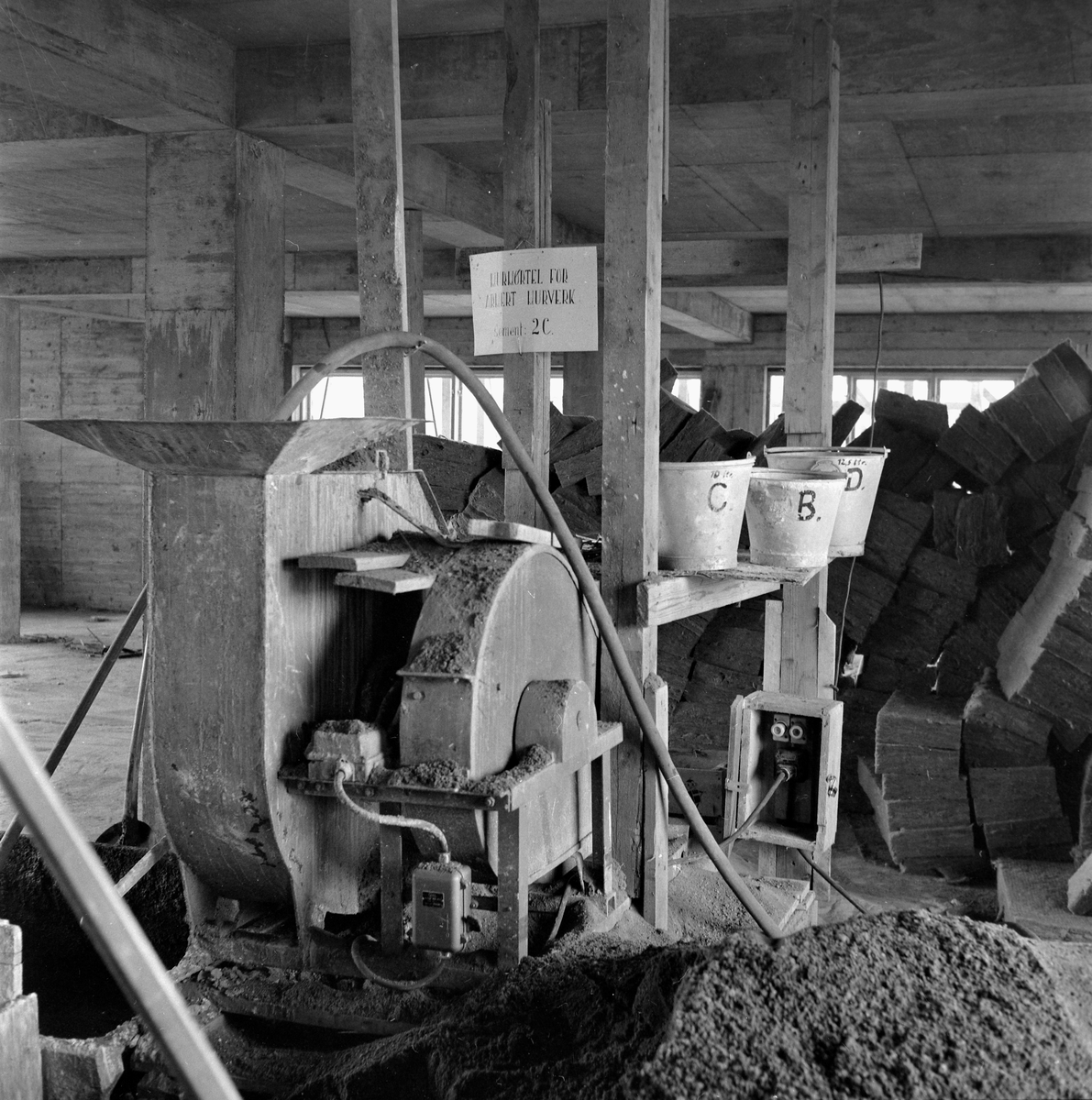 Bygging av byggforskningslaboratoriet ved NTH