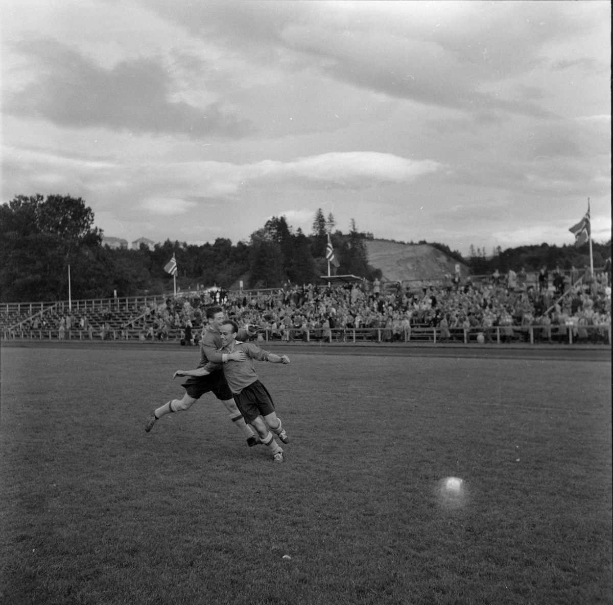 Fotballkamp mellom Freidig og Brage på Lerkendal