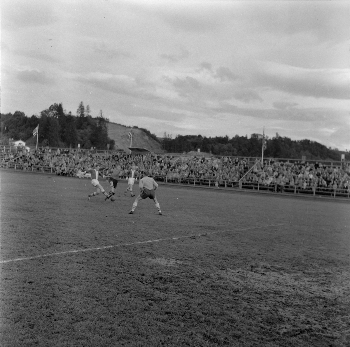 Fotballkamp mellom Freidig og Brage på Lerkendal