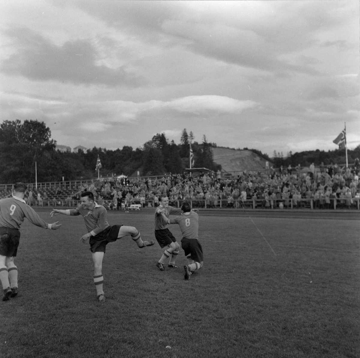 Fotballkamp mellom Freidig og Brage på Lerkendal