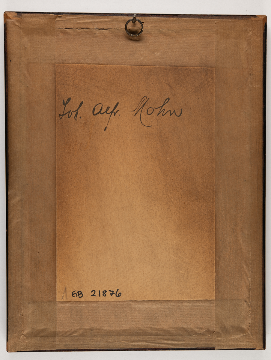 Mannsportrett. Johan Alfred Mohn