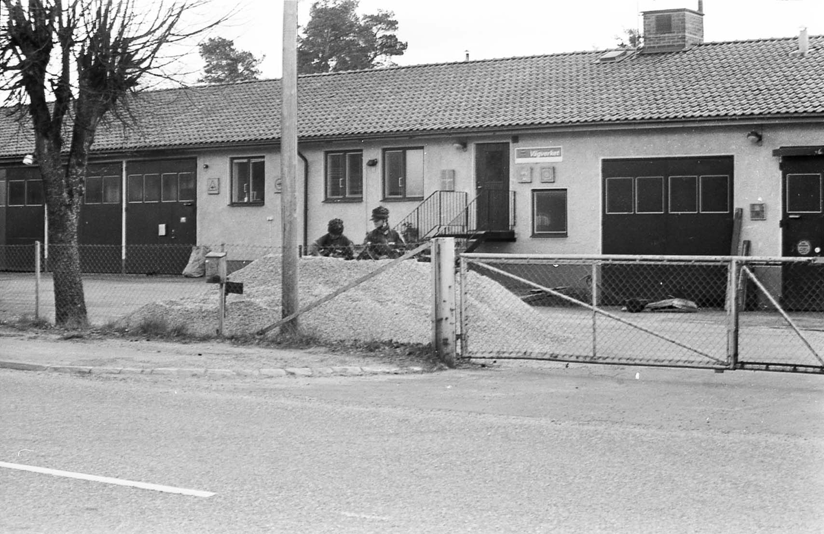 Övning med T 2 enda omgång med 5-månaders bevakningssoldater 1992.