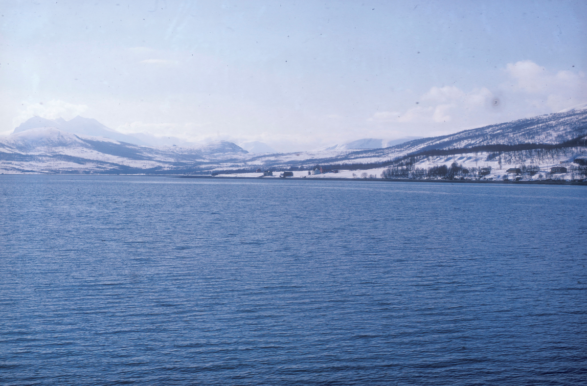 Tromsø, Unifisk, 1974 : Prospektbilde, vinterlandskap