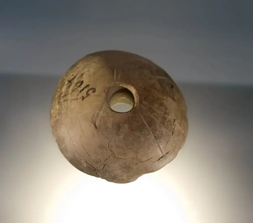 spinnehjul fra jernalderen laget i tre